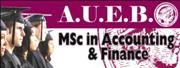 MSc in Accounting and Finance, Athens University of Economics and Business
