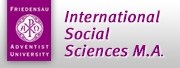 MA in International Social Sciences, Friedensau Adventist University, Germany