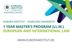 Master's program (LL.M.) in European and International Law - Saarland University, Europa-Institut, Germany
